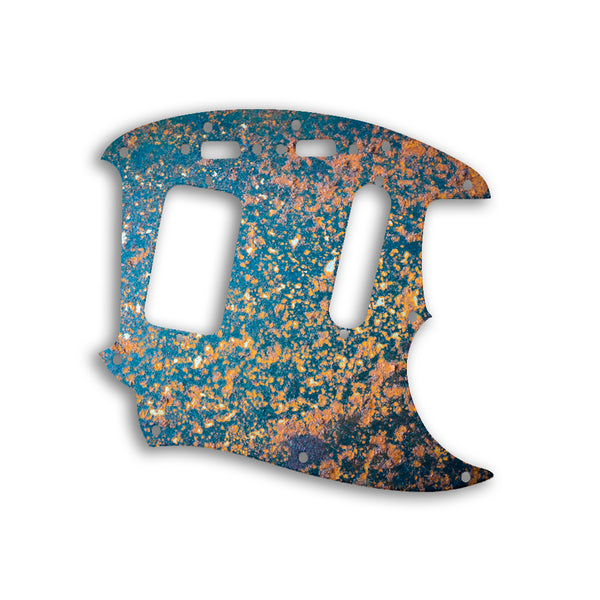 Fender Jagstang Custom Pickguard Scratchplate Rust Design