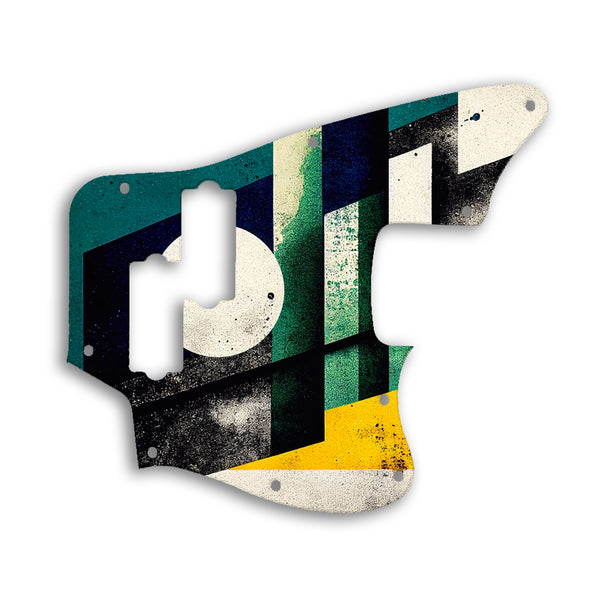 Fender Jaguar Bass Modern Player Custom Pickguard Scratchplate ABSTRACT Design