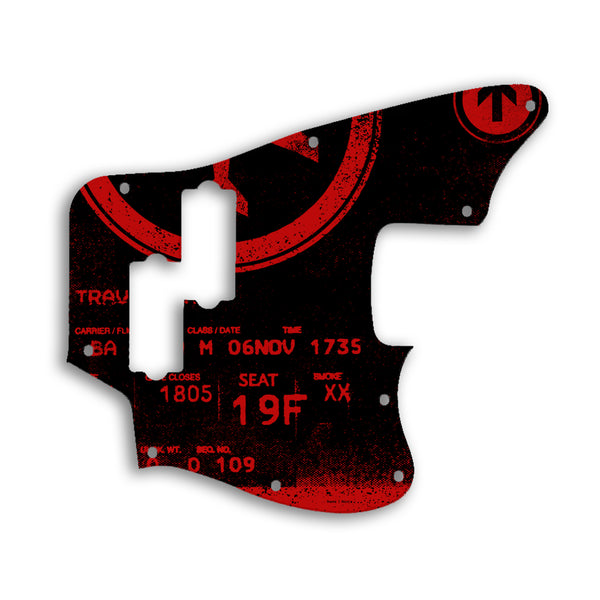 Fender Jaguar Bass Modern Player Custom Pickguard Scratchplate ABSTRACT Design