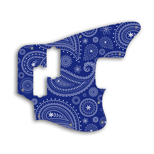 Fender Jaguar Bass Modern Player Custom Pickguard Scratchplate Paisley Design