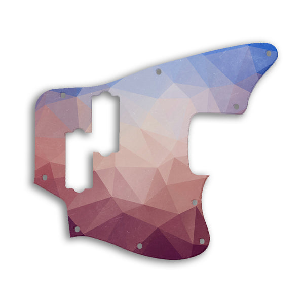 Fender Jaguar Bass Modern Player Custom Pickguard Scratchplate POLYGON Design