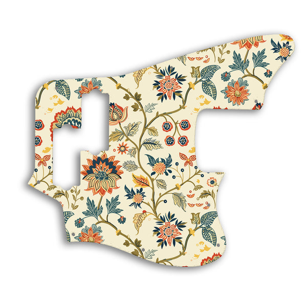 Fender Jaguar Bass 2018 Player Series Custom Pickguard Scratchplate INDIAN_FLORAL Design