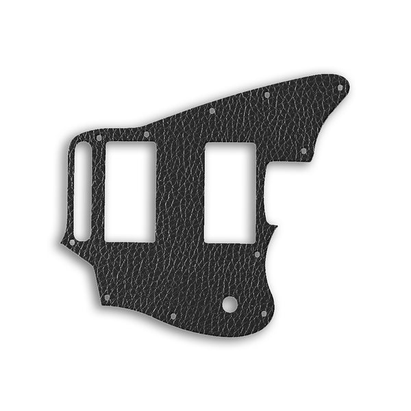 Fender Jaguar Blacktop Series Custom Pickguard Scratchplate Leather Design