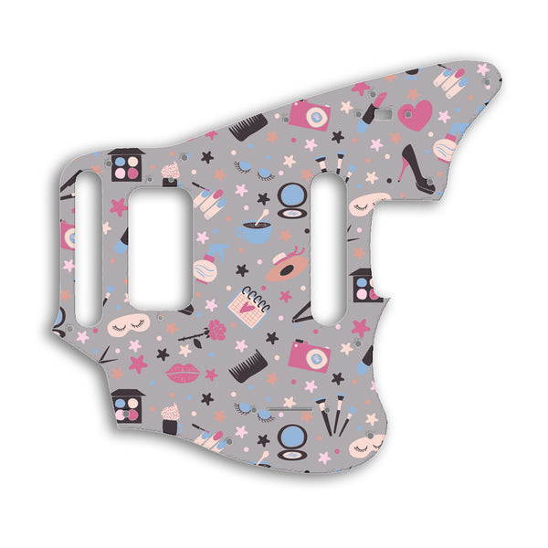 Fender Jaguar Mexico Player Series Custom Pickguard Scratchplate GIRLY Design