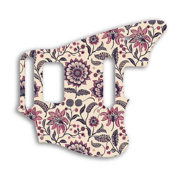 Fender Jaguar Mexico Player Series Custom Pickguard Scratchplate INDIAN_FLORAL Design