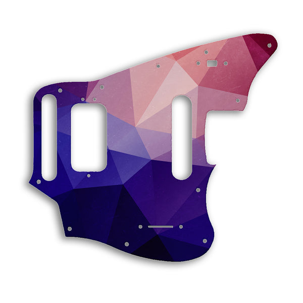 Fender Jaguar Mexico Player Series Custom Pickguard Scratchplate POLYGON Design