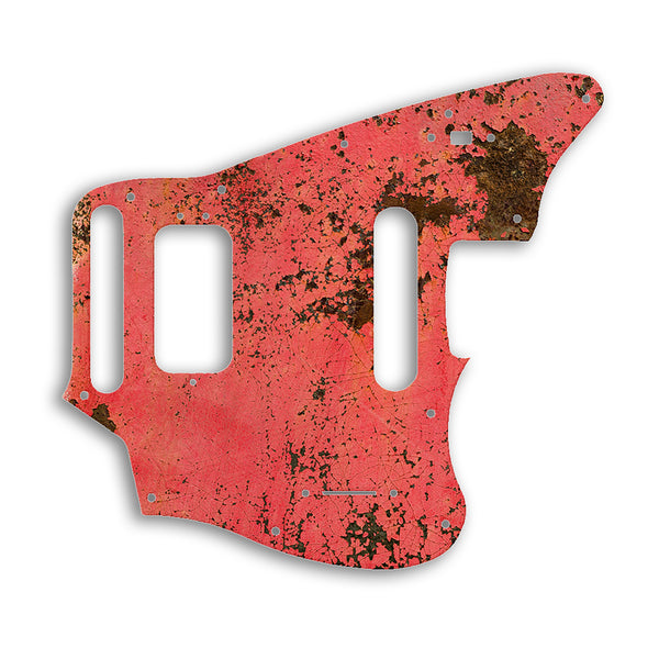 Fender Jaguar Mexico Player Series Custom Pickguard Scratchplate Rust Design