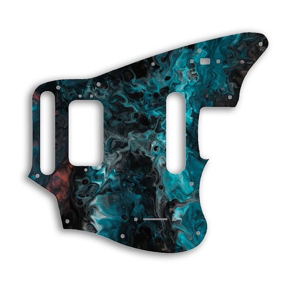 Fender Jaguar Mexico Player Series Custom Pickguard Scratchplate SWIRL Design