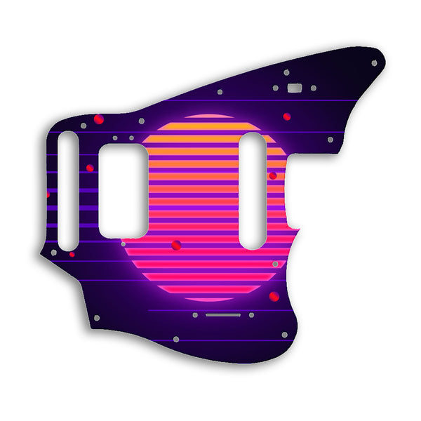 Fender Jaguar Mexico Player Series Custom Pickguard Scratchplate TRON Design