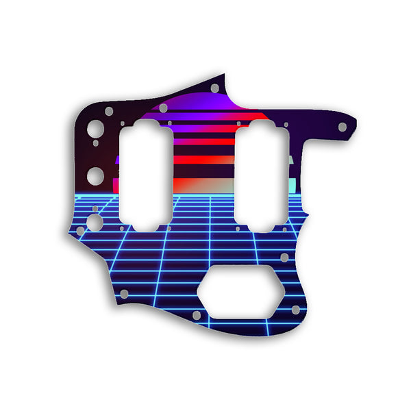 Fender Jaguar Special Edition HH Custom Pickguard Scratchplate TRON Design