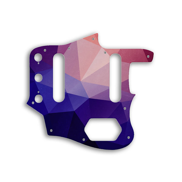 Fender Jaguar USA 1962-1975 Or 1996-1997 Made In Japan Reissue Custom Pickguard Scratchplate POLYGON Design