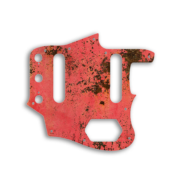 Fender Jaguar USA 1962-1975 Or 1996-1997 Made In Japan Reissue Custom Pickguard Scratchplate Rust Design