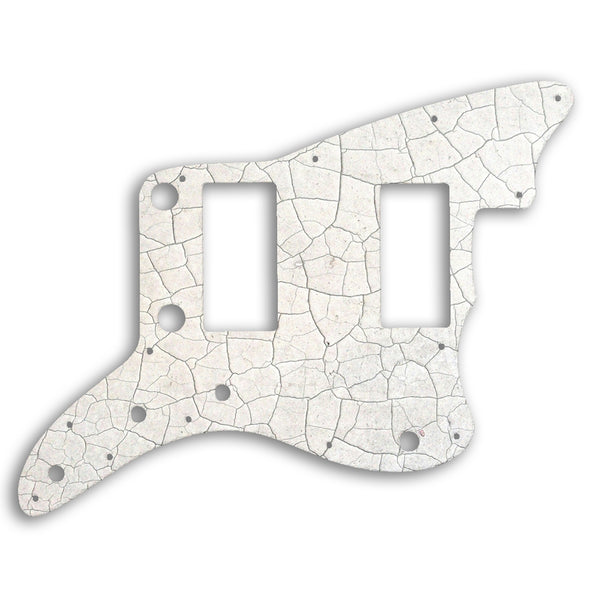 Fender Jazzmaster 2013-2014 Made In China Modern Player HH Custom Pickguard Scratchplate CRACKED Design