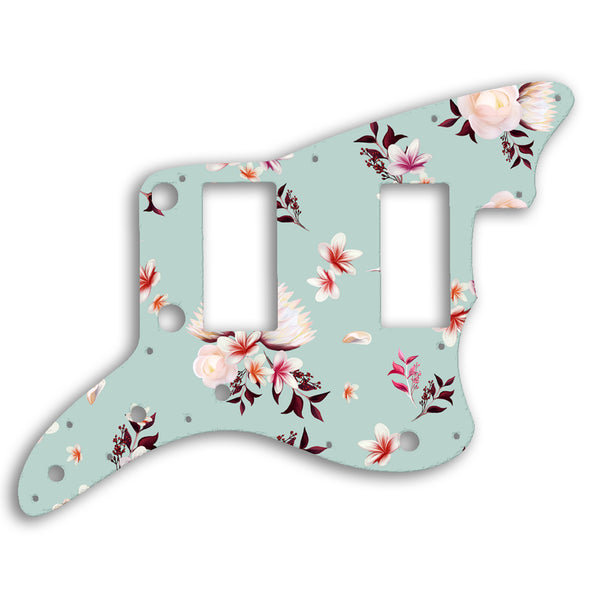 Fender Jazzmaster 2013-2014 Made In China Modern Player HH Custom Pickguard Scratchplate FLOWERS Design