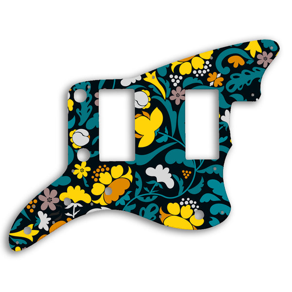 Fender Jazzmaster 2013-2014 Made In China Modern Player HH Custom Pickguard Scratchplate Folk Design