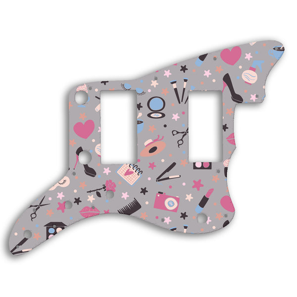 Fender Jazzmaster 2013-2014 Made In China Modern Player HH Custom Pickguard Scratchplate GIRLY Design