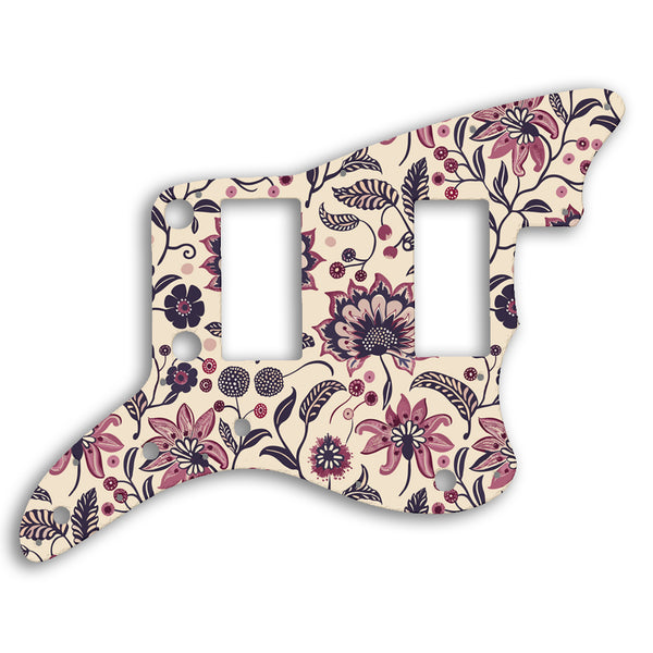 Fender Jazzmaster 2013-2014 Made In China Modern Player HH Custom Pickguard Scratchplate INDIAN_FLORAL Design