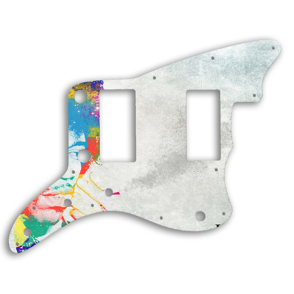 Fender Jazzmaster 2013-2014 Made In China Modern Player HH Custom Pickguard Scratchplate Jimi Design