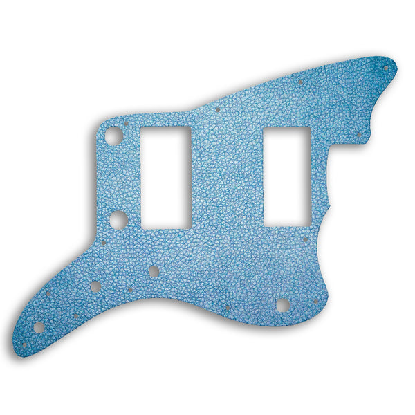 Fender Jazzmaster 2013-2014 Made In China Modern Player HH Custom Pickguard Scratchplate LEATHER Design