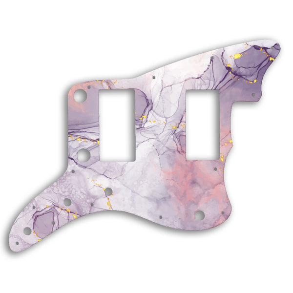 Fender Jazzmaster 2013-2014 Made In China Modern Player HH Custom Pickguard Scratchplate Marble Design