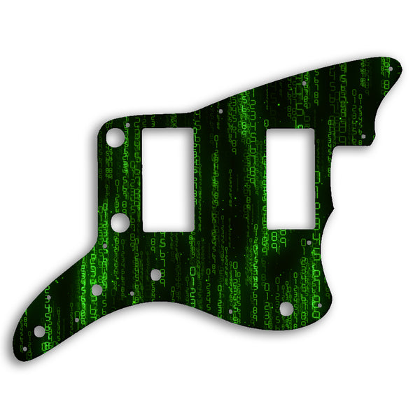 Fender Jazzmaster 2013-2014 Made In China Modern Player HH Custom Pickguard Scratchplate MATRIX Design