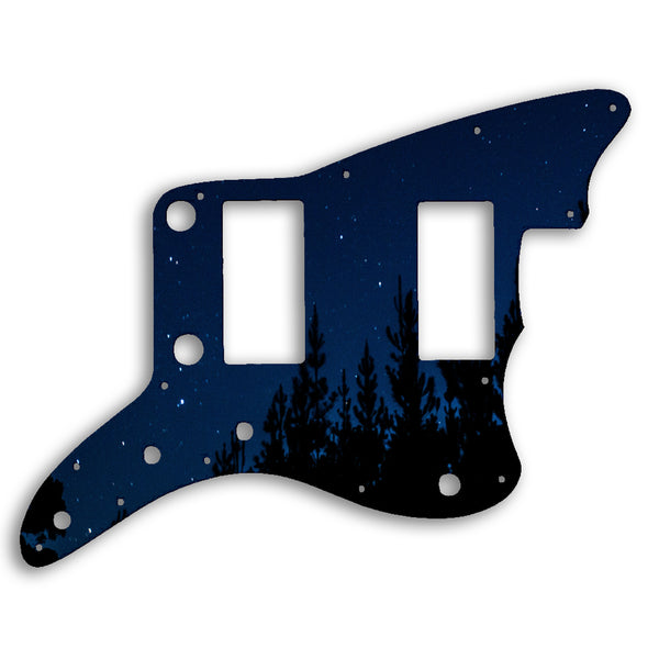 Fender Jazzmaster 2013-2014 Made In China Modern Player HH Custom Pickguard Scratchplate NIGHT Design