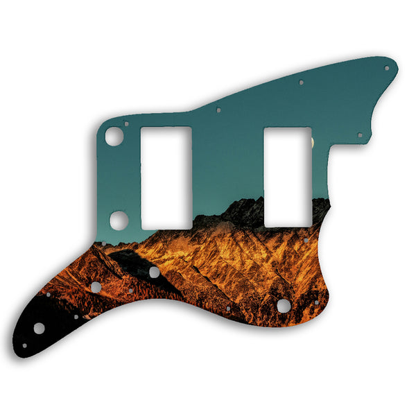 Fender Jazzmaster 2013-2014 Made In China Modern Player HH Custom Pickguard Scratchplate NIGHT Design