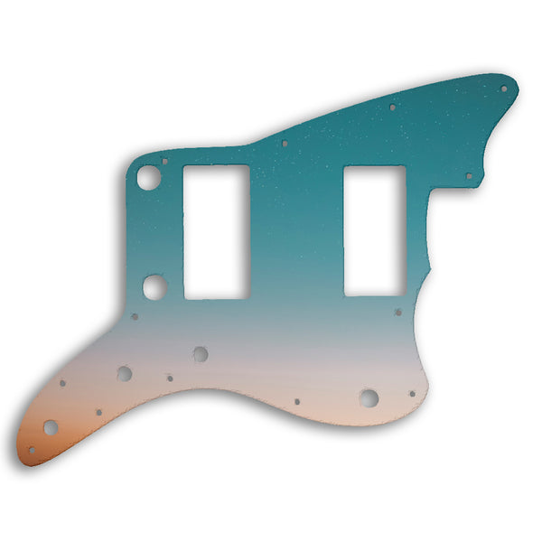 Fender Jazzmaster 2013-2014 Made In China Modern Player HH Custom Pickguard Scratchplate NIGHT Design