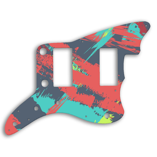 Fender Jazzmaster 2013-2014 Made In China Modern Player HH Custom Pickguard Scratchplate PAINT Design