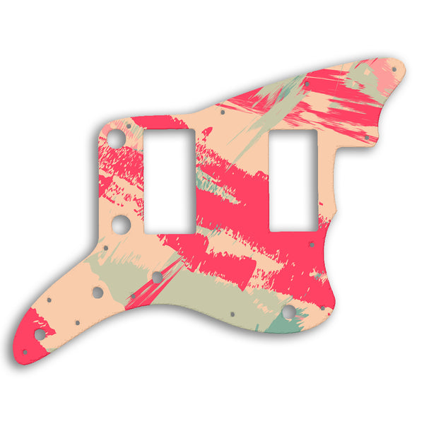 Fender Jazzmaster 2013-2014 Made In China Modern Player HH Custom Pickguard Scratchplate PAINT Design