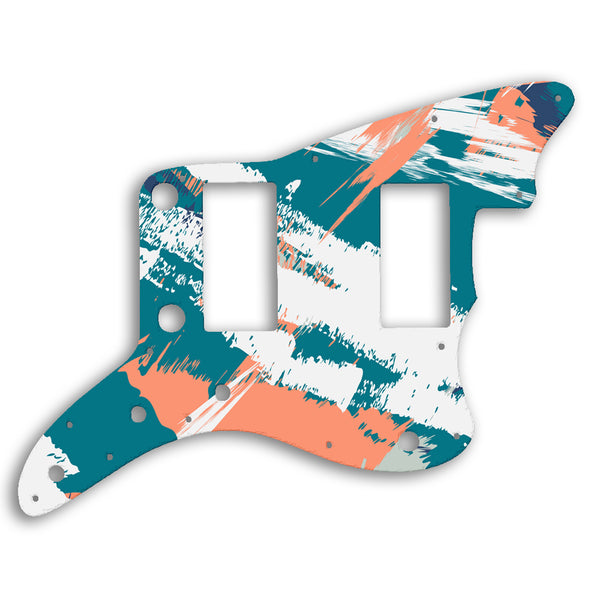 Fender Jazzmaster 2013-2014 Made In China Modern Player HH Custom Pickguard Scratchplate PAINT Design