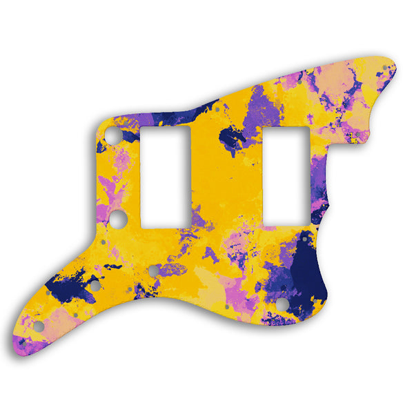 Fender Jazzmaster 2013-2014 Made In China Modern Player HH Custom Pickguard Scratchplate PAINT Design