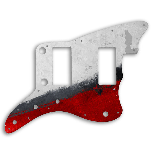 Fender Jazzmaster 2013-2014 Made In China Modern Player HH Custom Pickguard Scratchplate PAINT Design