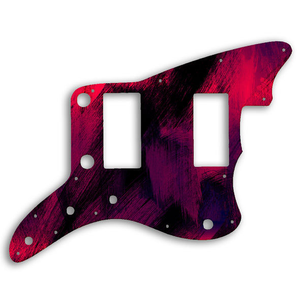 Fender Jazzmaster 2013-2014 Made In China Modern Player HH Custom Pickguard Scratchplate PAINT Design