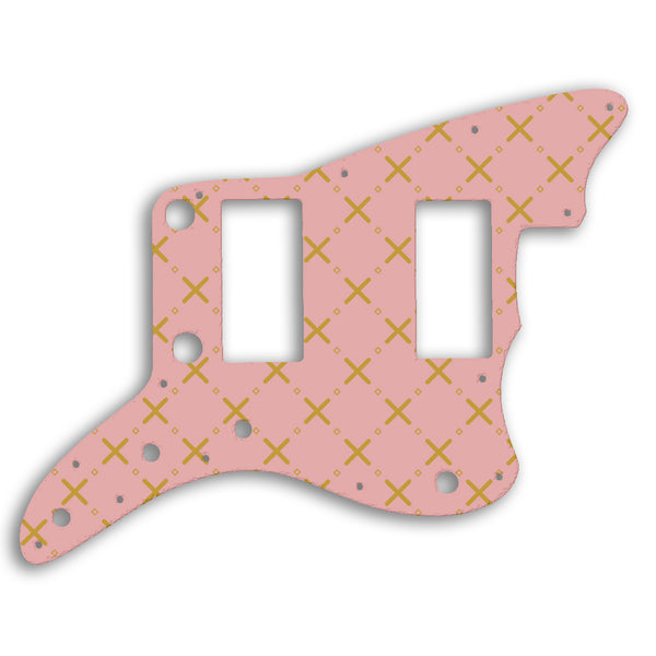 Fender Jazzmaster 2013-2014 Made In China Modern Player HH Custom Pickguard Scratchplate Pattern Design