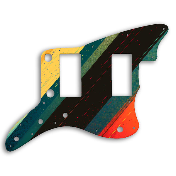 Fender Jazzmaster 2013-2014 Made In China Modern Player HH Custom Pickguard Scratchplate RETRO Design