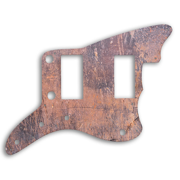 Fender Jazzmaster 2013-2014 Made In China Modern Player HH Custom Pickguard Scratchplate Rust Design