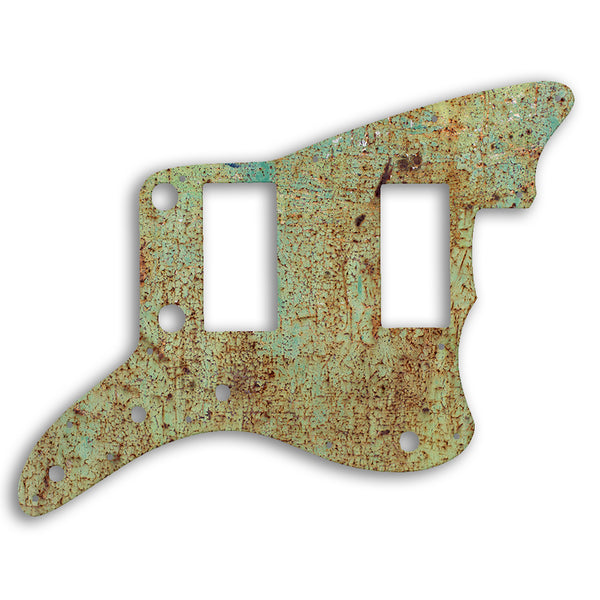 Fender Jazzmaster 2013-2014 Made In China Modern Player HH Custom Pickguard Scratchplate Rust Design