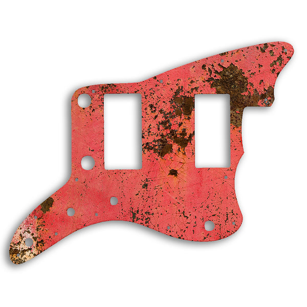 Fender Jazzmaster 2013-2014 Made In China Modern Player HH Custom Pickguard Scratchplate Rust Design