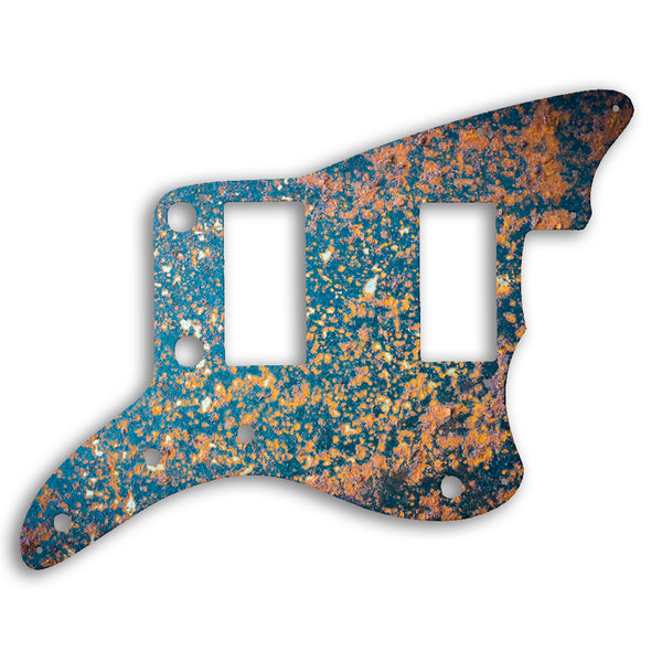 Fender Jazzmaster 2013-2014 Made In China Modern Player HH Custom Pickguard Scratchplate Rust Design