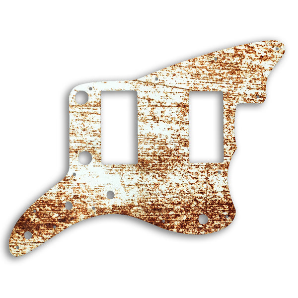 Fender Jazzmaster 2013-2014 Made In China Modern Player HH Custom Pickguard Scratchplate Rust Design