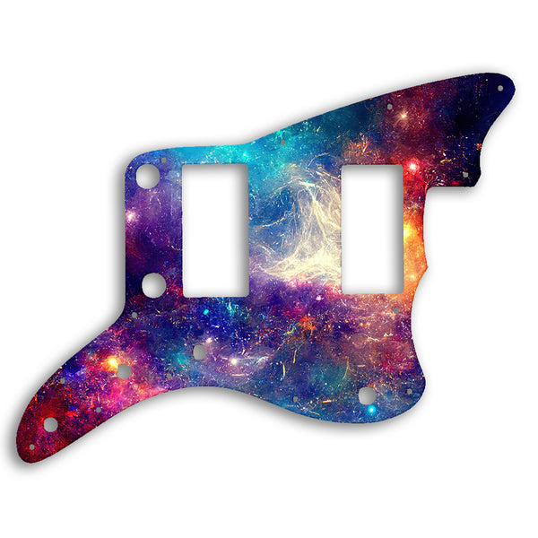 Fender Jazzmaster 2013-2014 Made In China Modern Player HH Custom Pickguard Scratchplate Space Design