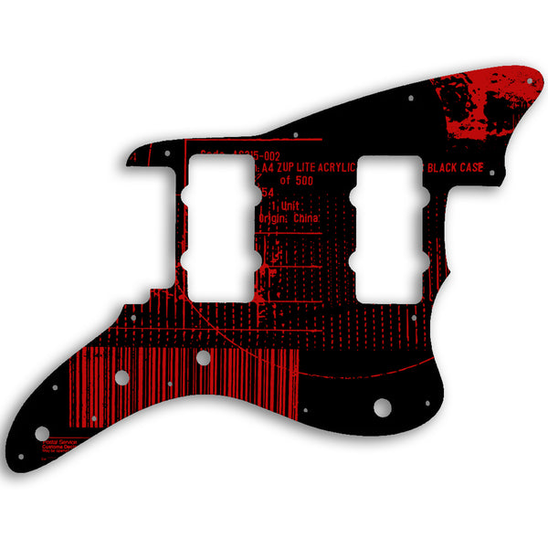 Fender Jazzmaster American Performer Custom Pickguard Scratchplate ABSTRACT Design