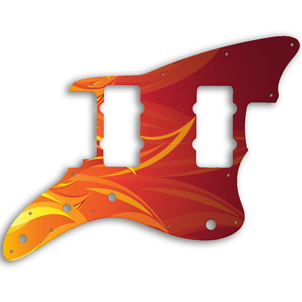 Fender Jazzmaster American Performer Custom Pickguard Scratchplate Fire Design