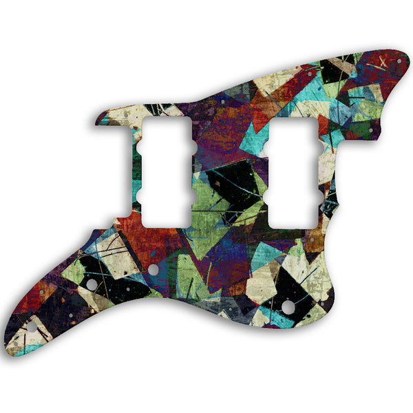 Fender Jazzmaster American Performer Custom Pickguard Scratchplate GEOMETRIC Design