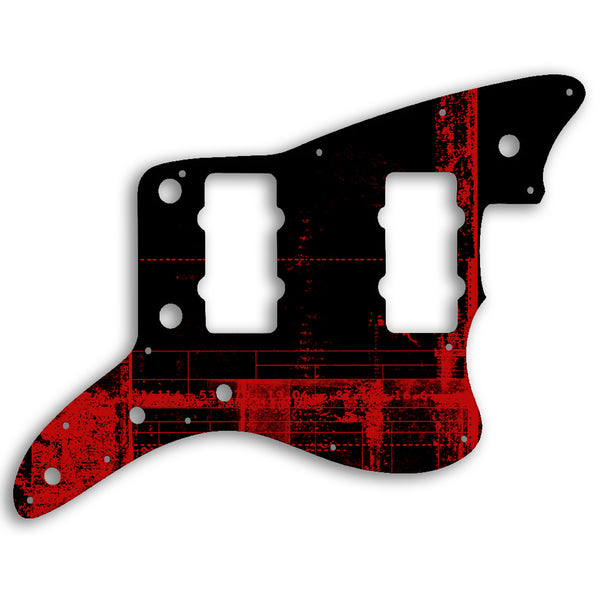 Fender Jazzmaster American Professional Custom Pickguard Scratchplate ABSTRACT Design