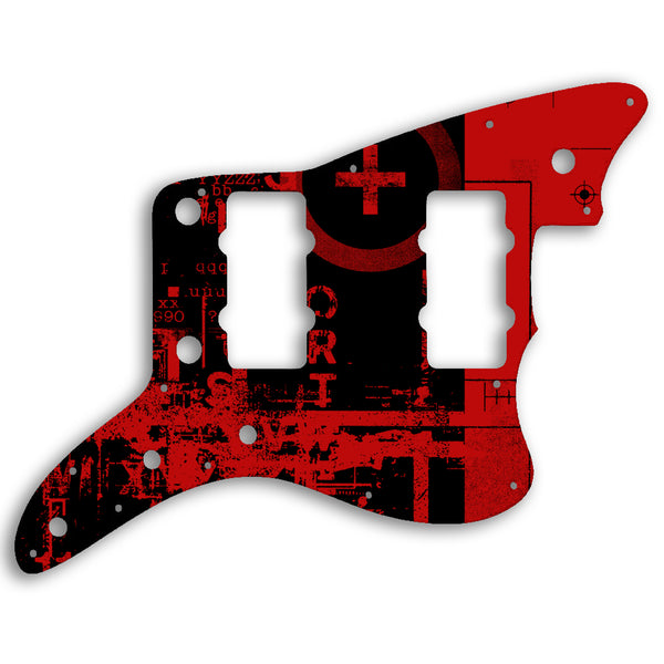 Fender Jazzmaster American Professional Custom Pickguard Scratchplate ABSTRACT Design