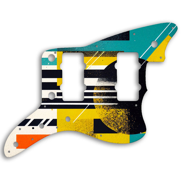 Fender Jazzmaster American Professional Custom Pickguard Scratchplate ABSTRACT Design