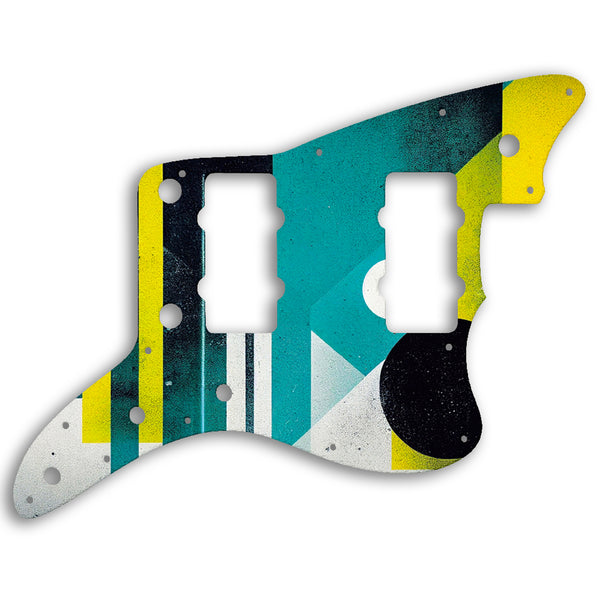 Fender Jazzmaster American Professional Custom Pickguard Scratchplate ABSTRACT Design