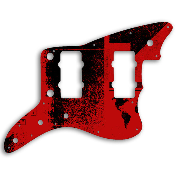 Fender Jazzmaster American Professional Custom Pickguard Scratchplate ABSTRACT Design